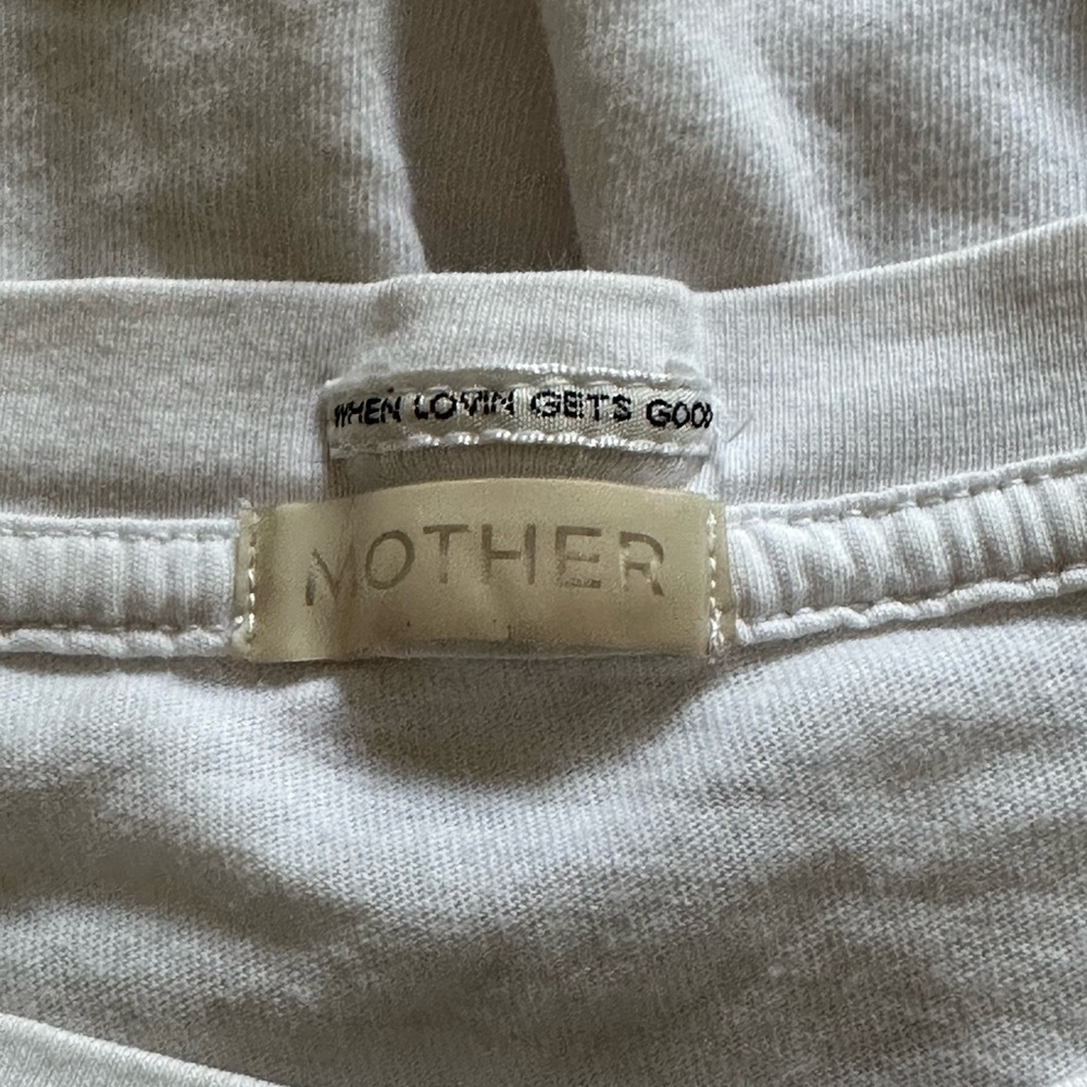 MOTHER “Make Love” Pride white cotton rainbow t-shirt women’s small - Picture 5 of 5